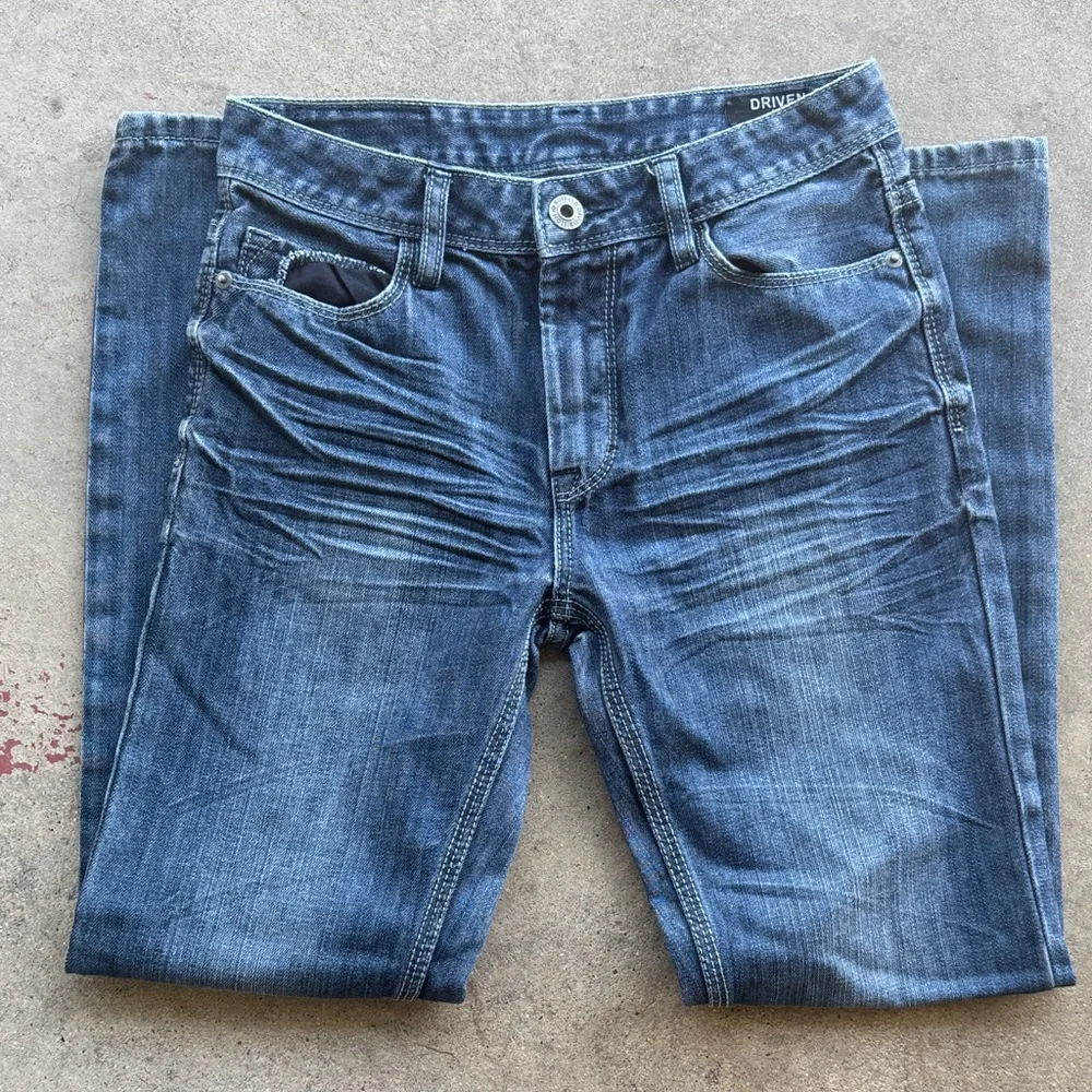 Buffalo Classic Straight Fit Jeans - Blue Size 12